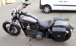 Sacoche Myleatherbikes Harley Dyna Street Bob_39